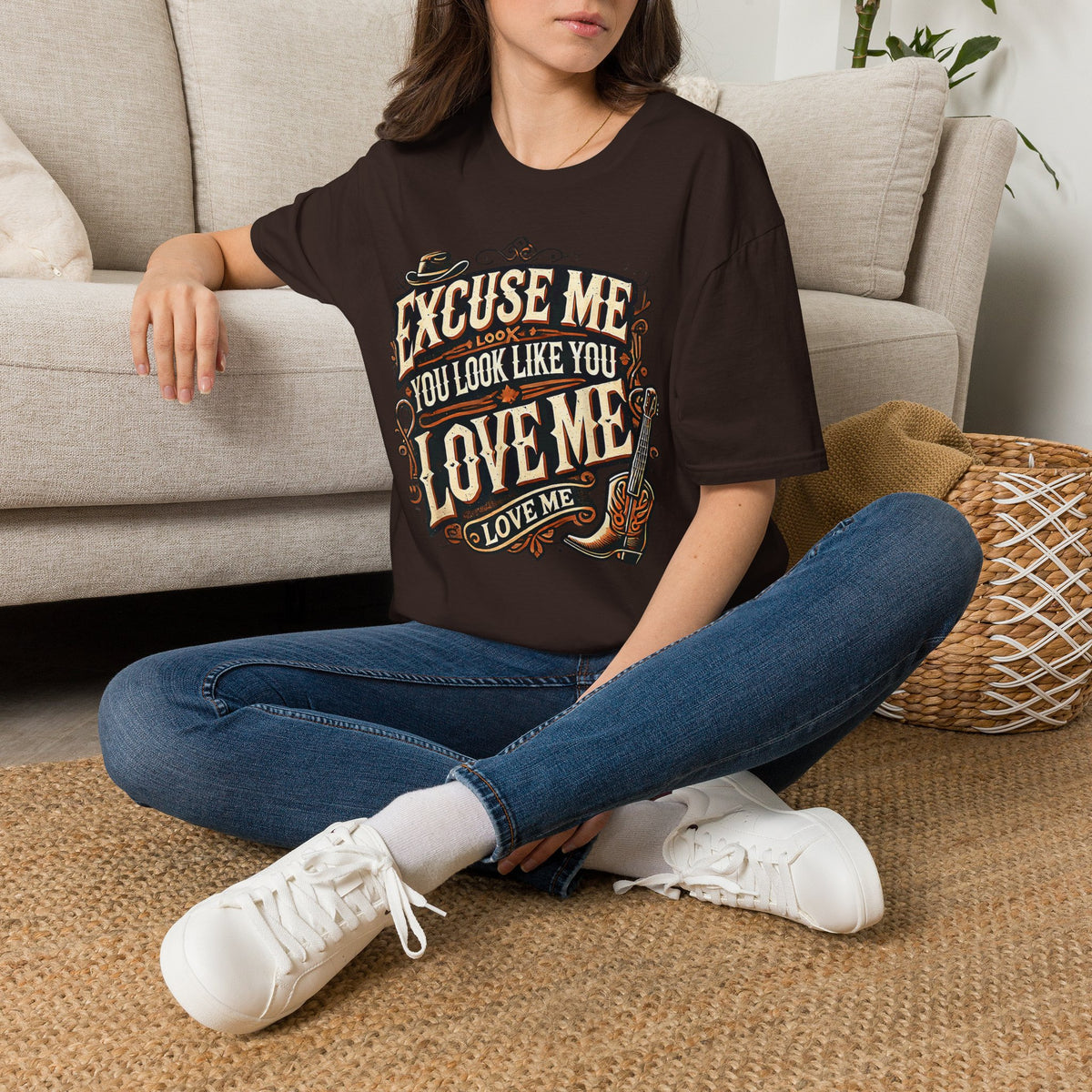 Excuse Me But I Think You Love Me Graphic Tee