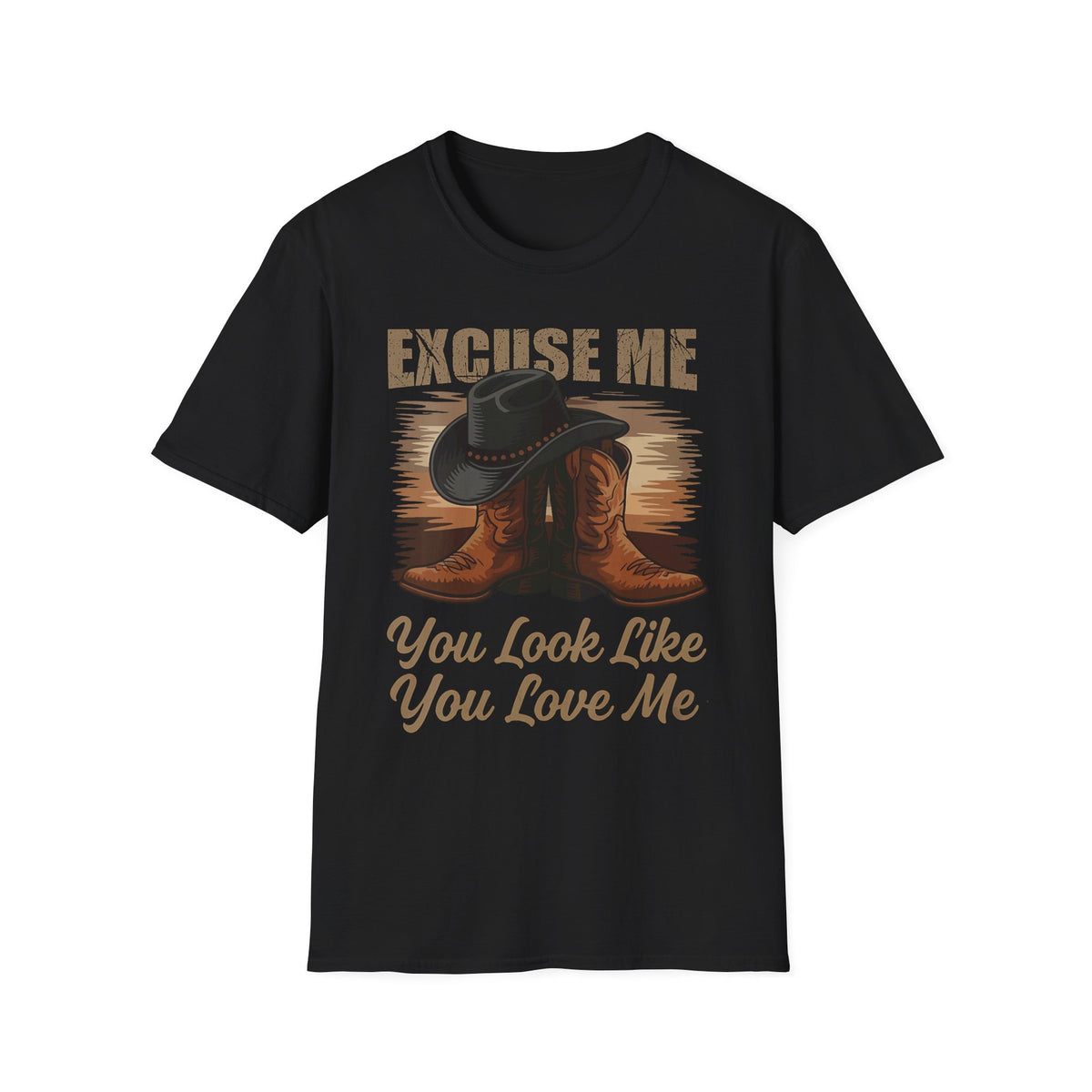 Unisex -Excuse Me You Look Like You Love Me Shirt, Country Music Tee, Western Graphic T-Shirt, Cowgirl Concert Shirt, Country Concert Outfit, Rodeo Tee