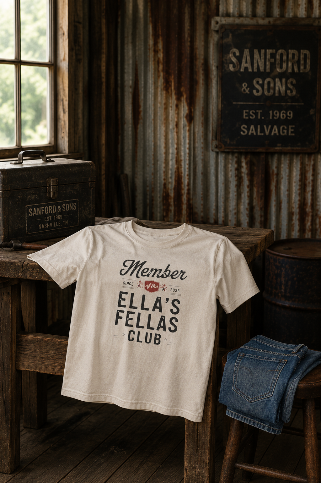 Member of Ella’s Fellas Club T-Shirt — Personalized Funny Group Tee