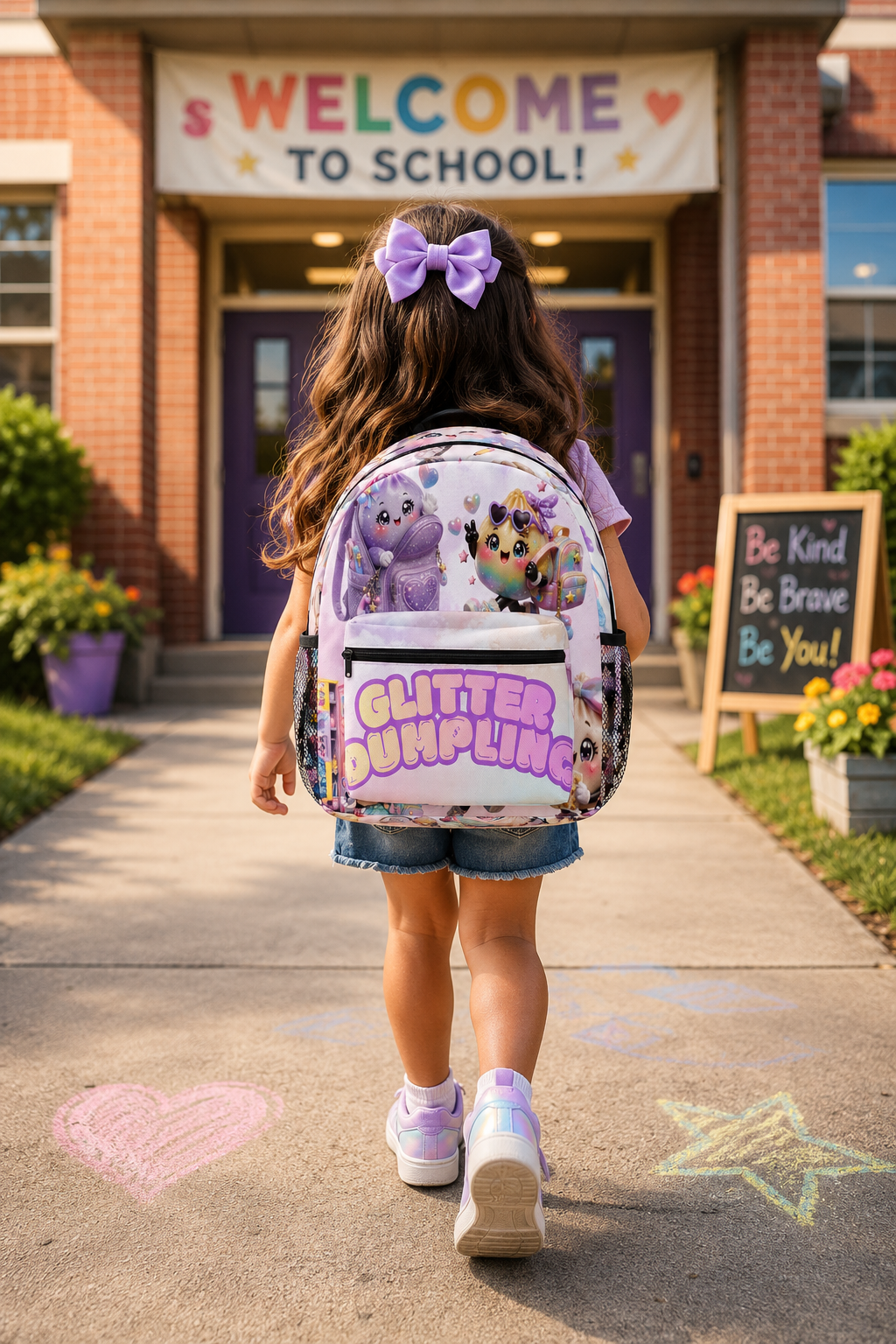 Cute Kids Backpack, Personalized School Backpack, Girls Kawaii Backpack, Back to School Bag, Preschool Kindergarten Backpack