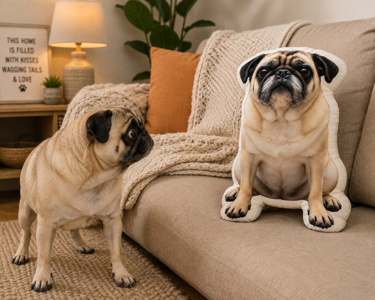 Custom Pet Pillow From Photo | Personalized Dog Pillow | Pet Portrait Pillow | Dog Lover Gift | Pet Memorial Gift | Custom Shaped Pillow