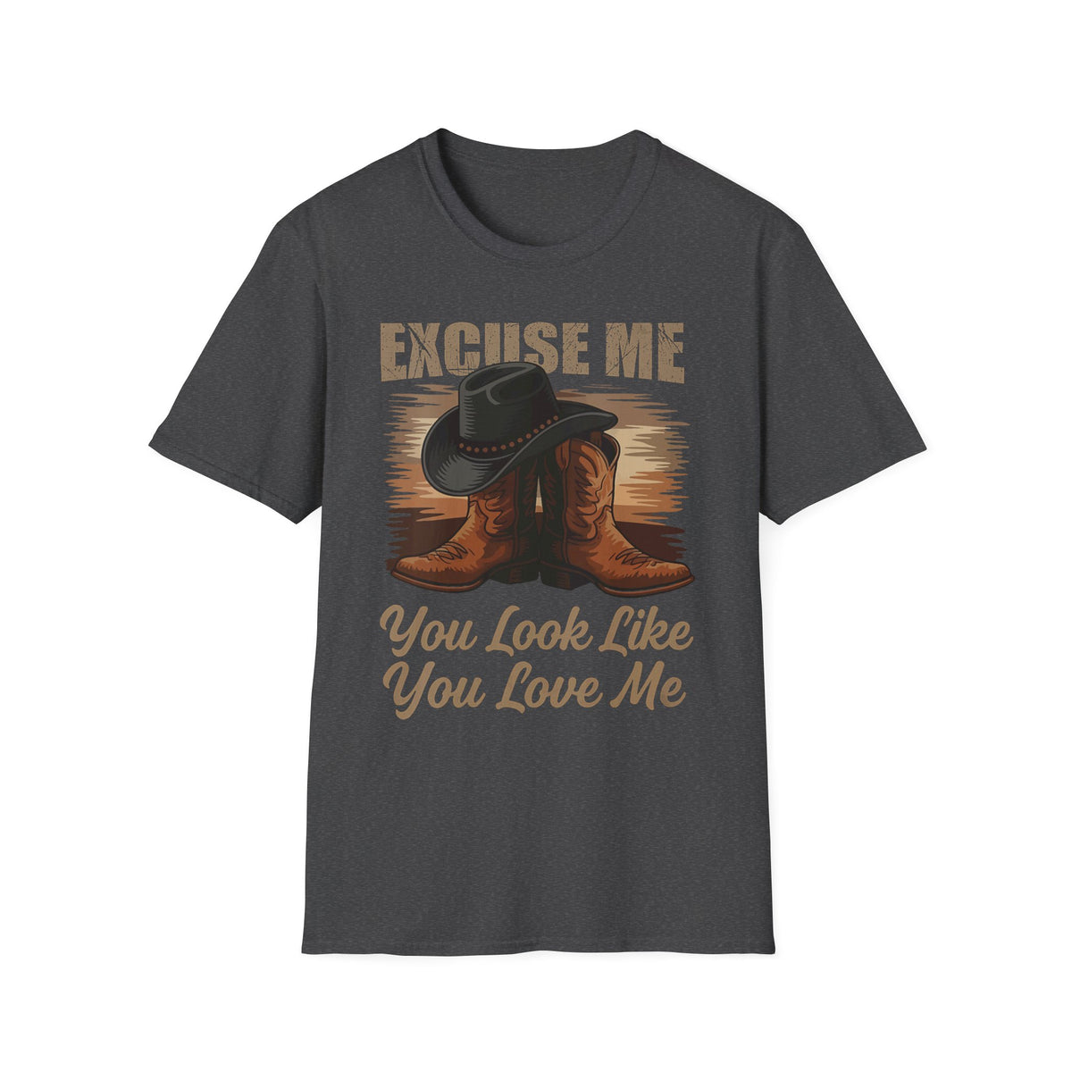 Unisex -Excuse Me You Look Like You Love Me Shirt, Country Music Tee, Western Graphic T-Shirt, Cowgirl Concert Shirt, Country Concert Outfit, Rodeo Tee
