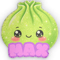 Custom Name Dumpling Throw Pillow, Personalized Kawaii Pillow, Cute Bedroom Decor, Kids Plush Pillow All occasion Gift