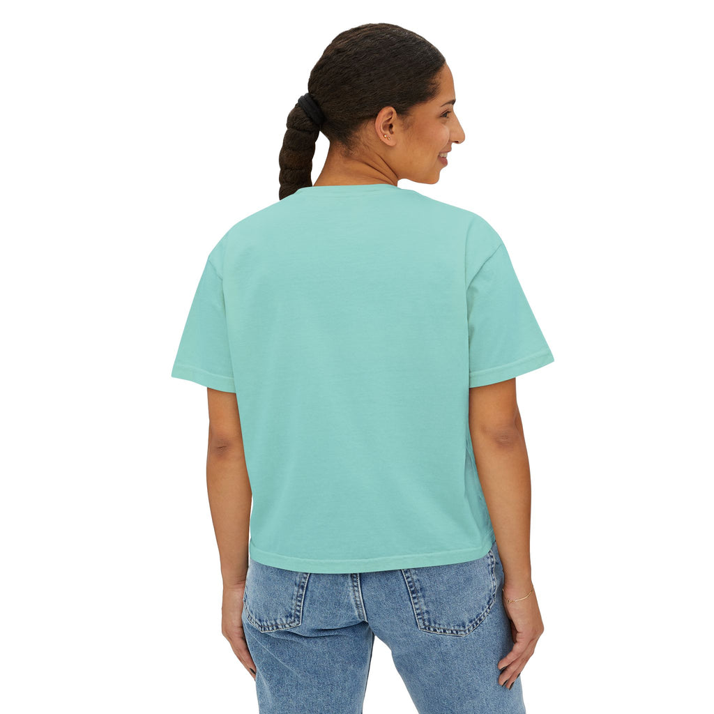 She's From Texas Crop Tee — Graphic Vintage Western Cowgirl Design