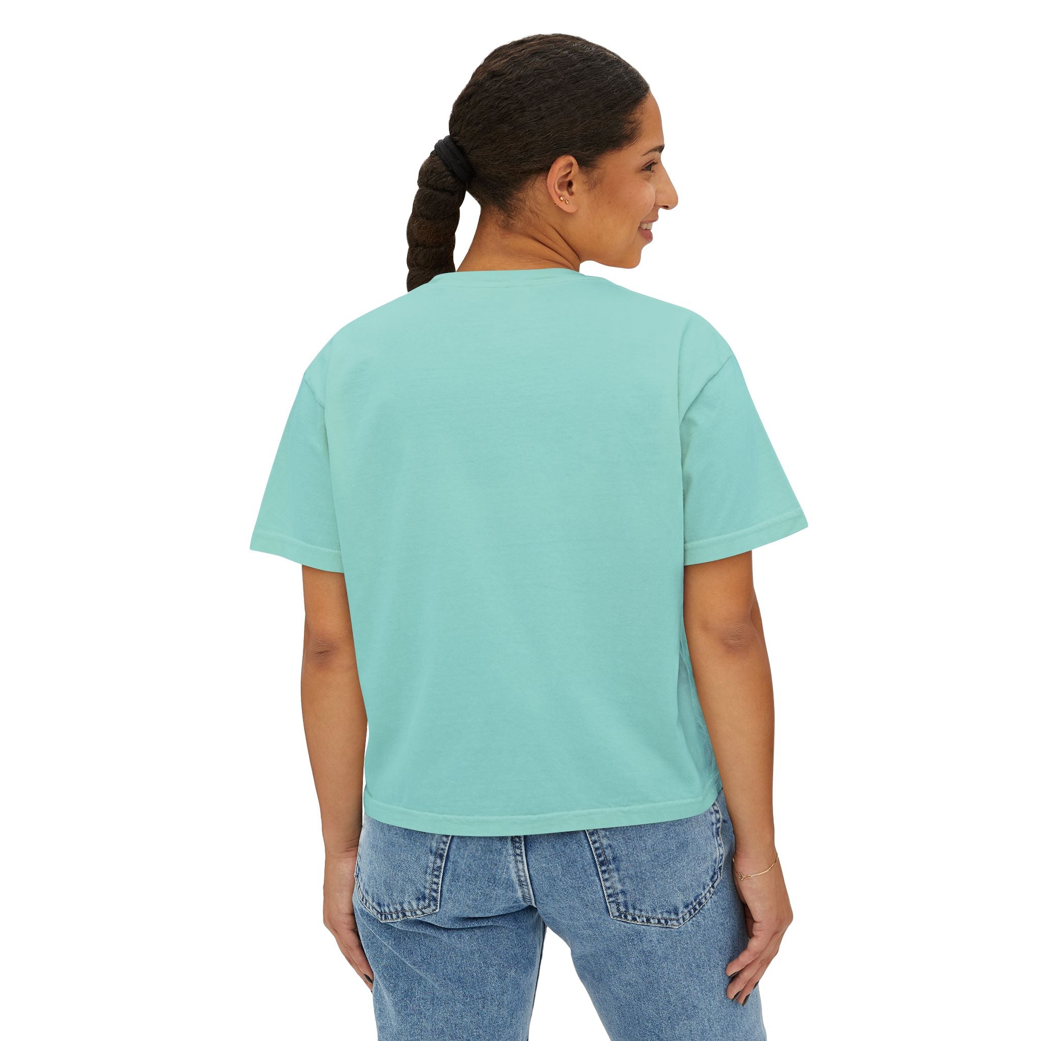 She's From Texas Crop Tee — Graphic Vintage Western Cowgirl Design