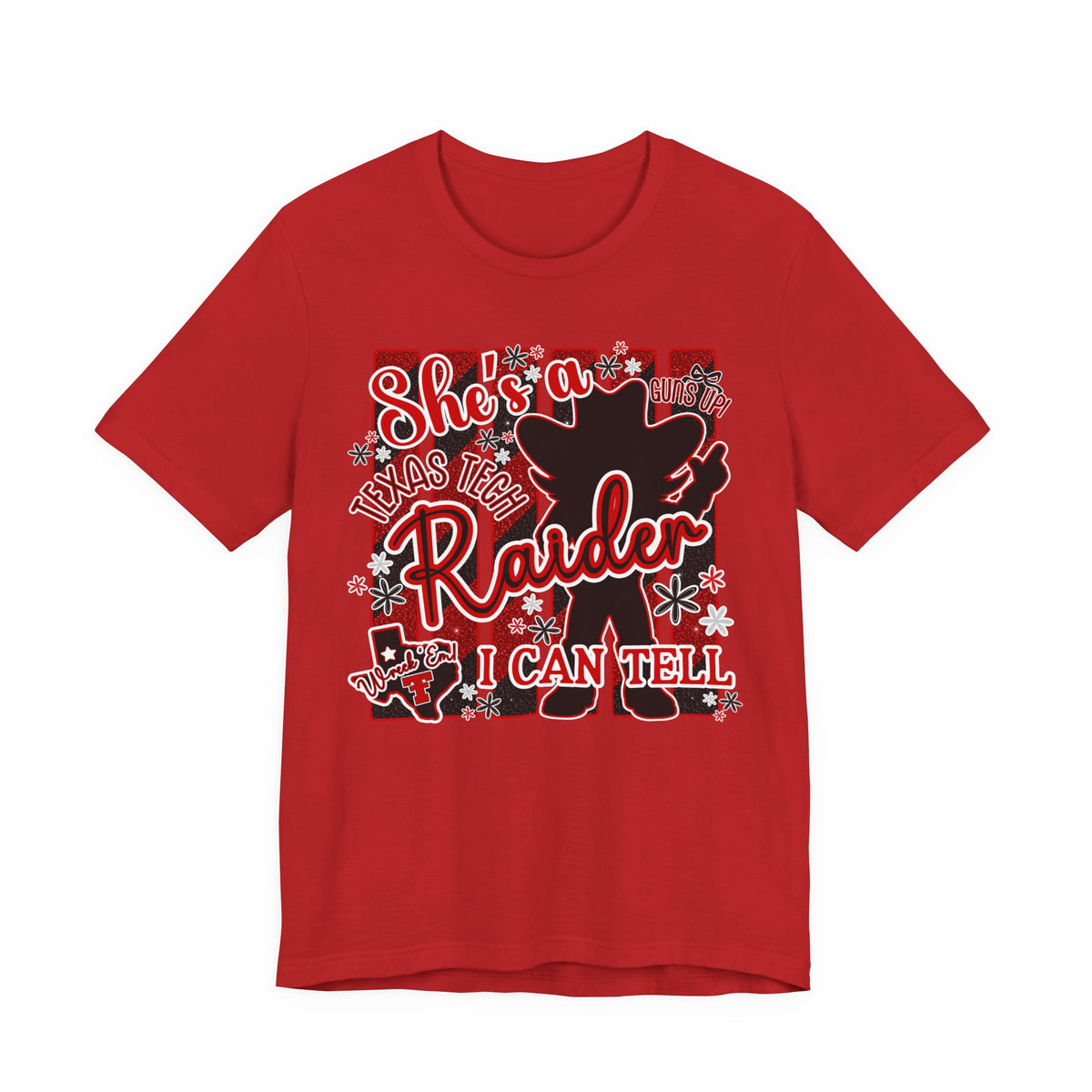 She's a Raider I Can Tell Graphic Tee — College Gameday Women's Shirt - REGULAR FIT