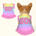 Ruffle Hem Dog Dress PastelRainbowGlitterDogDress4200x4800300DPIFINAL wp3269381 etsy