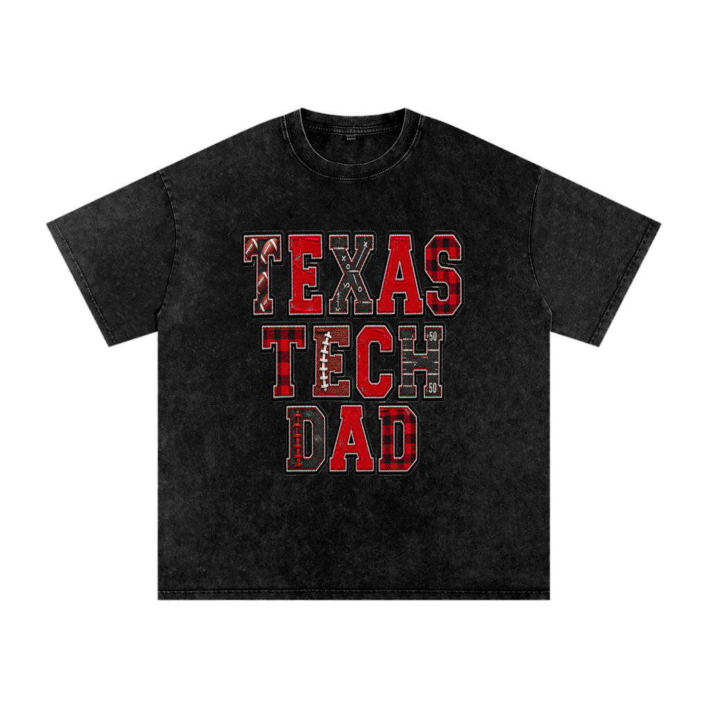 Texas Tech Dad Shirt, Red Raiders Dad Game Day Tee, Texas Tech Football Shirt, College Football Dad Gift, Lubbock Game Day Tee