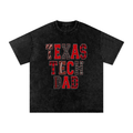 Texas Tech Dad Shirt, Red Raiders Dad Game Day Tee, Texas Tech Football Shirt, College Football Dad Gift, Lubbock Game Day Tee