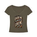 cowgirl,country,fitted,vneck,western,rodeo,excuseme
