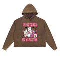 Vintage Washed Frayed-Hem Hoodie