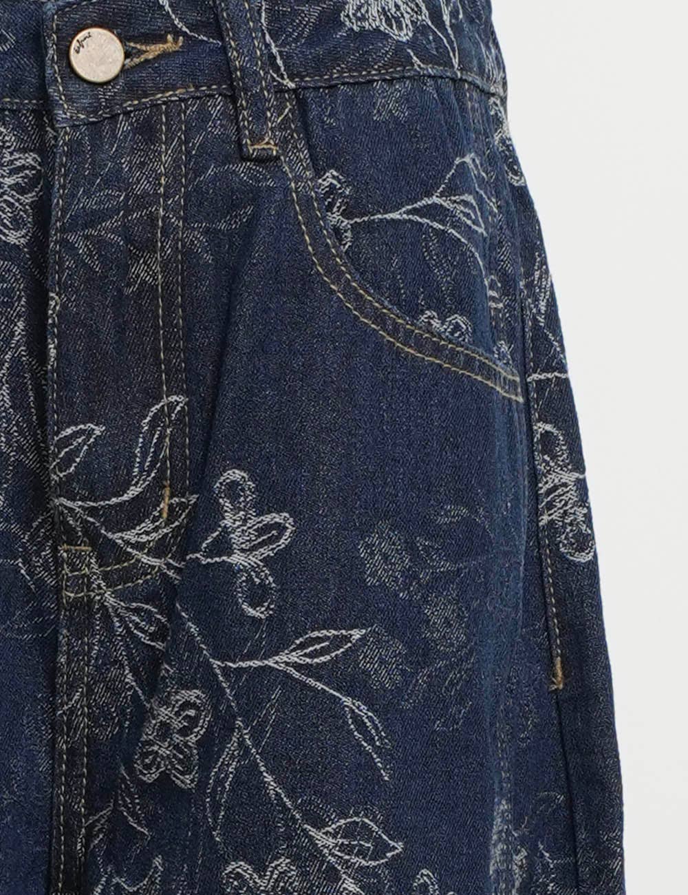Petal Push Barrel Leg Denim Jeans