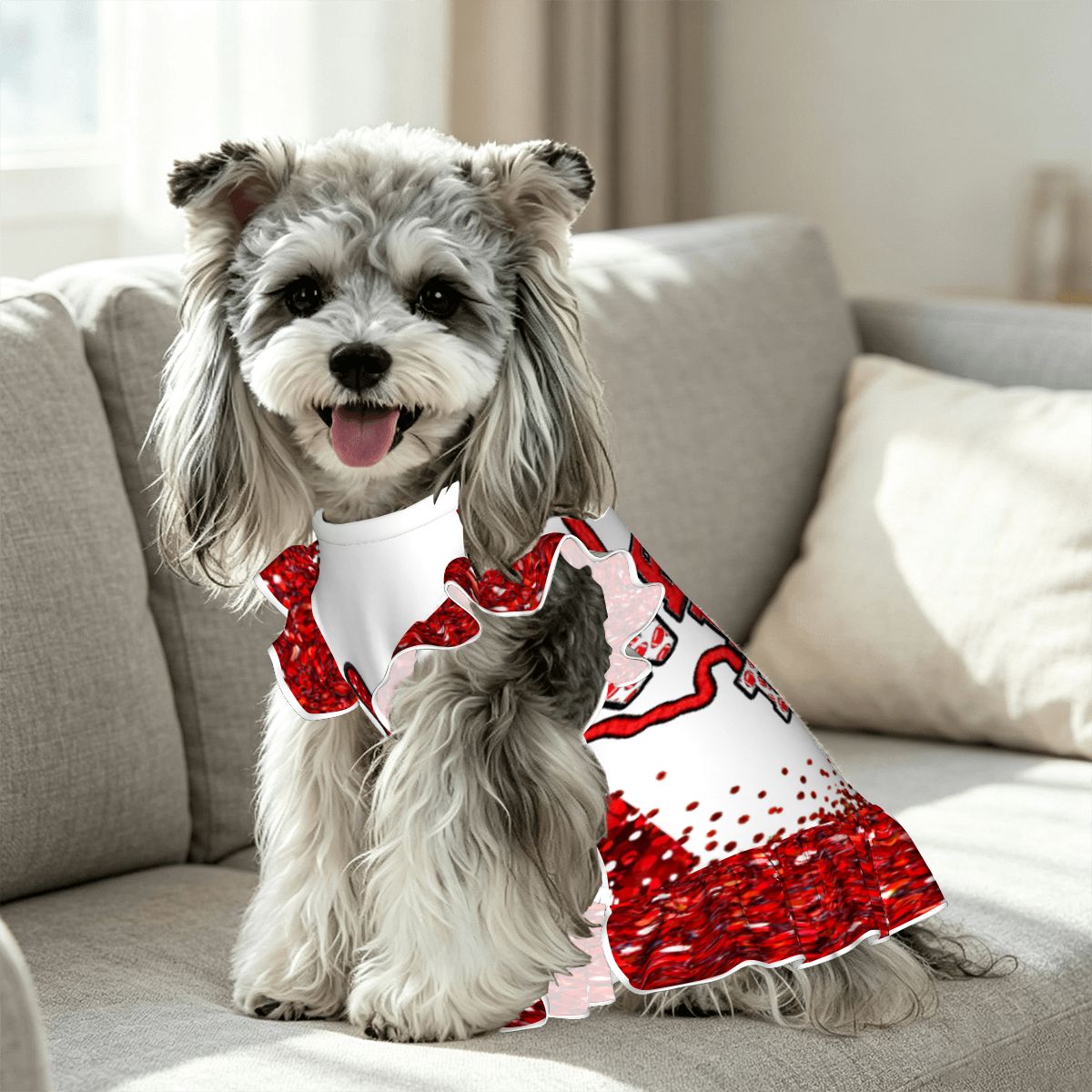 Wreck 'em Ruffled Dress