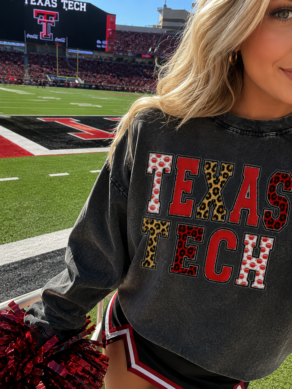 Snow Washed Oversized Sweatshirt
