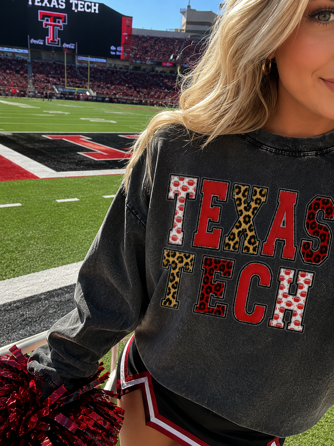 Snow Washed Oversized Sweatshirt