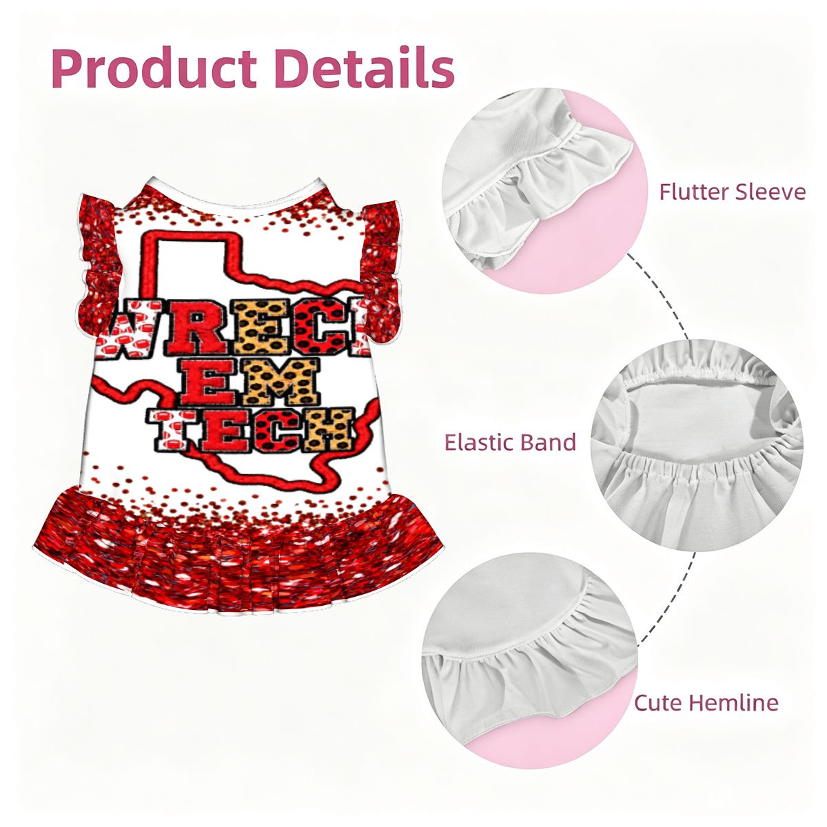Wreck 'em Ruffled Dress