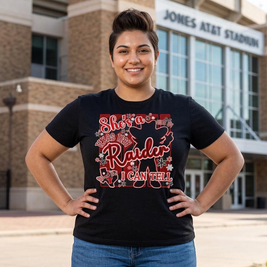 Lady Raider Tee — "She's a Raider, I Can Tell" Women's Fitted Shirt
