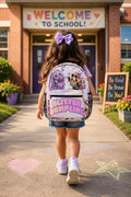 Glitter Dumpling Backpack — Pastel Cute Character School Bag