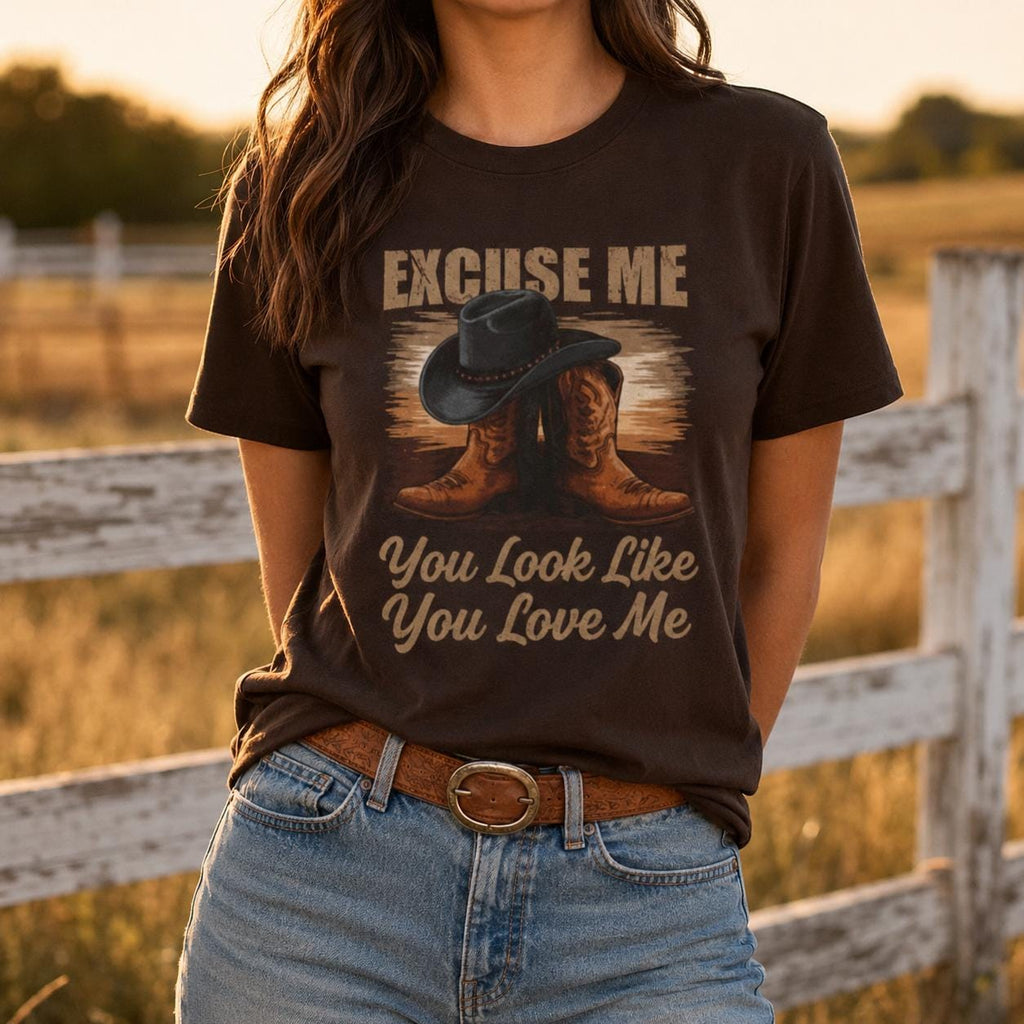 Excuse Me....Graphic Tee – Vintage Western Style T-Shirt