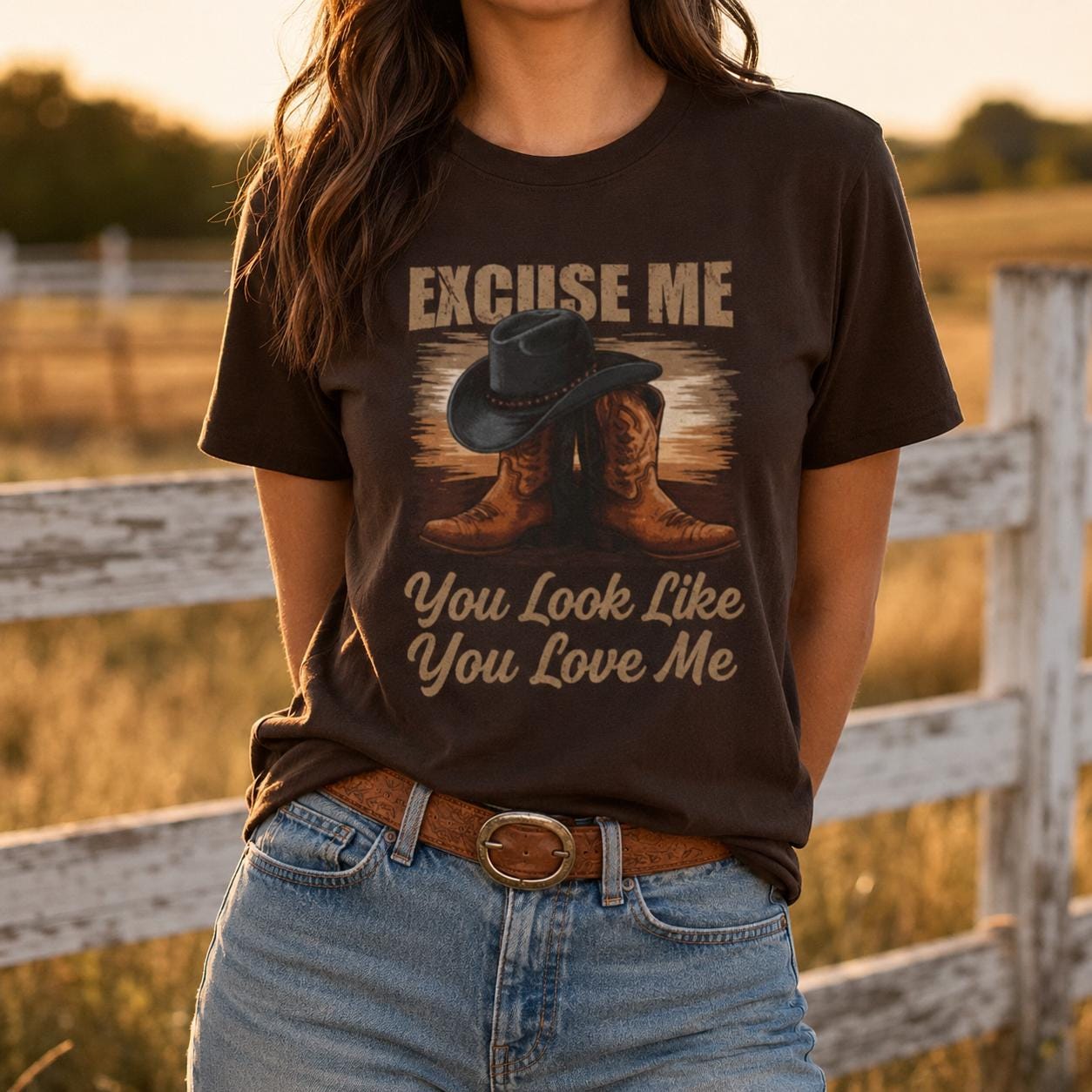 Excuse Me....Graphic Tee – Vintage Western Style T-Shirt